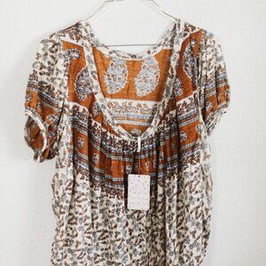 Free People Paisley Shirt